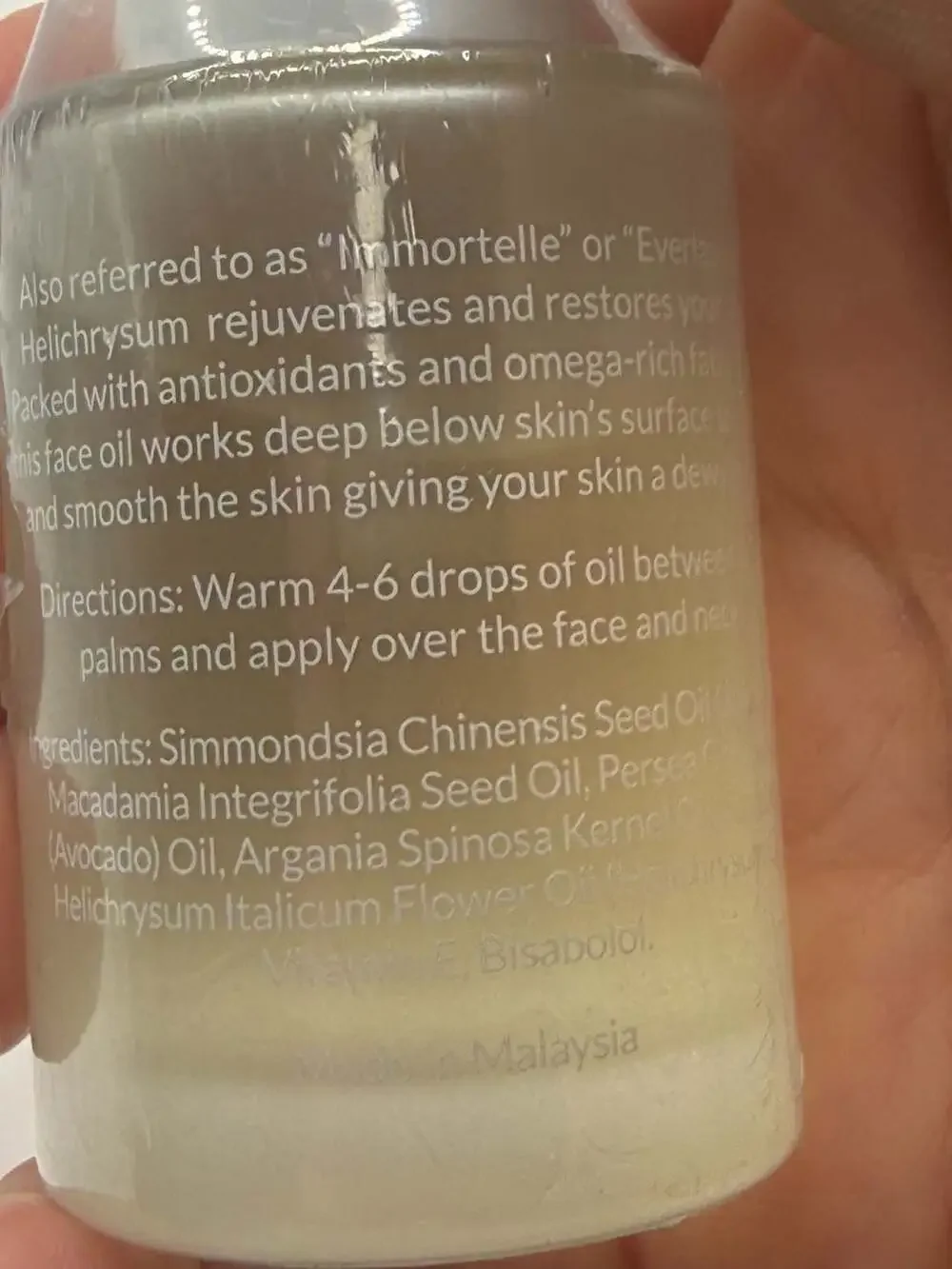 Joi Helichrysum Deep Moisture Face Oil